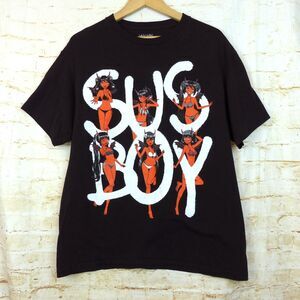 Sus Boy Graphic T Shirt Men L Black Demon Girls Lil Peep Rap Hip Hop Street Goth